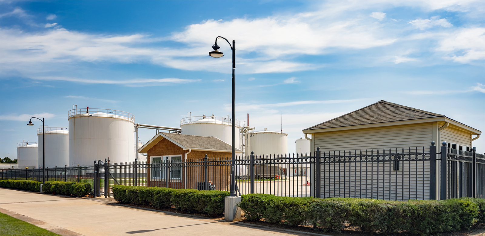 Water Treatment Facility Fence